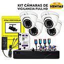 kit camaras de vigilancia full hd