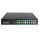 Switch poe 16 puertos 2 gigabit