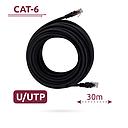 Cable utp categoria 6 30m negro