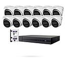 Kit ip poe 12 camaras