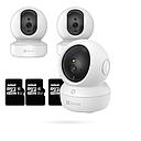 Kit camaras de vigilancia wifi interior