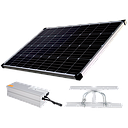 Panel solar para cctv con bateria safire