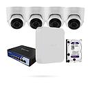 Kit videovigilancia exterior 4 ajax turret 5mp