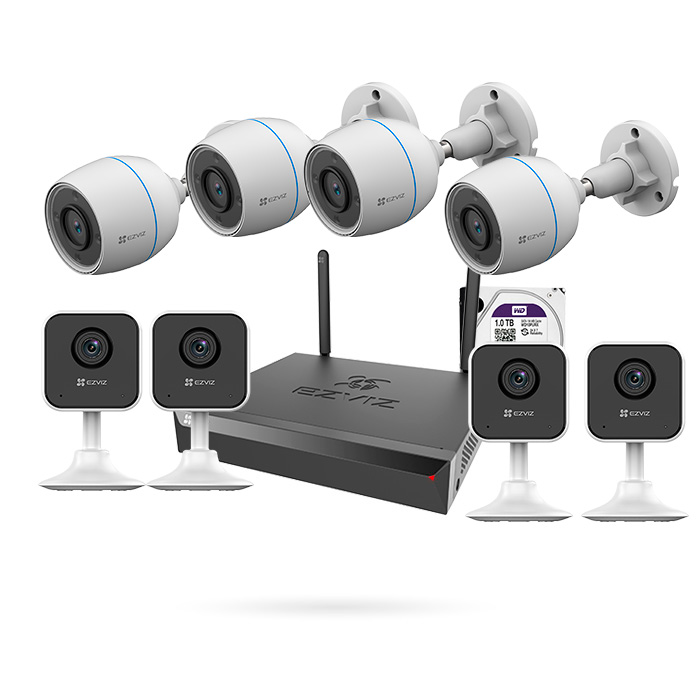 KIT 8 CAMARAS EZVIZ