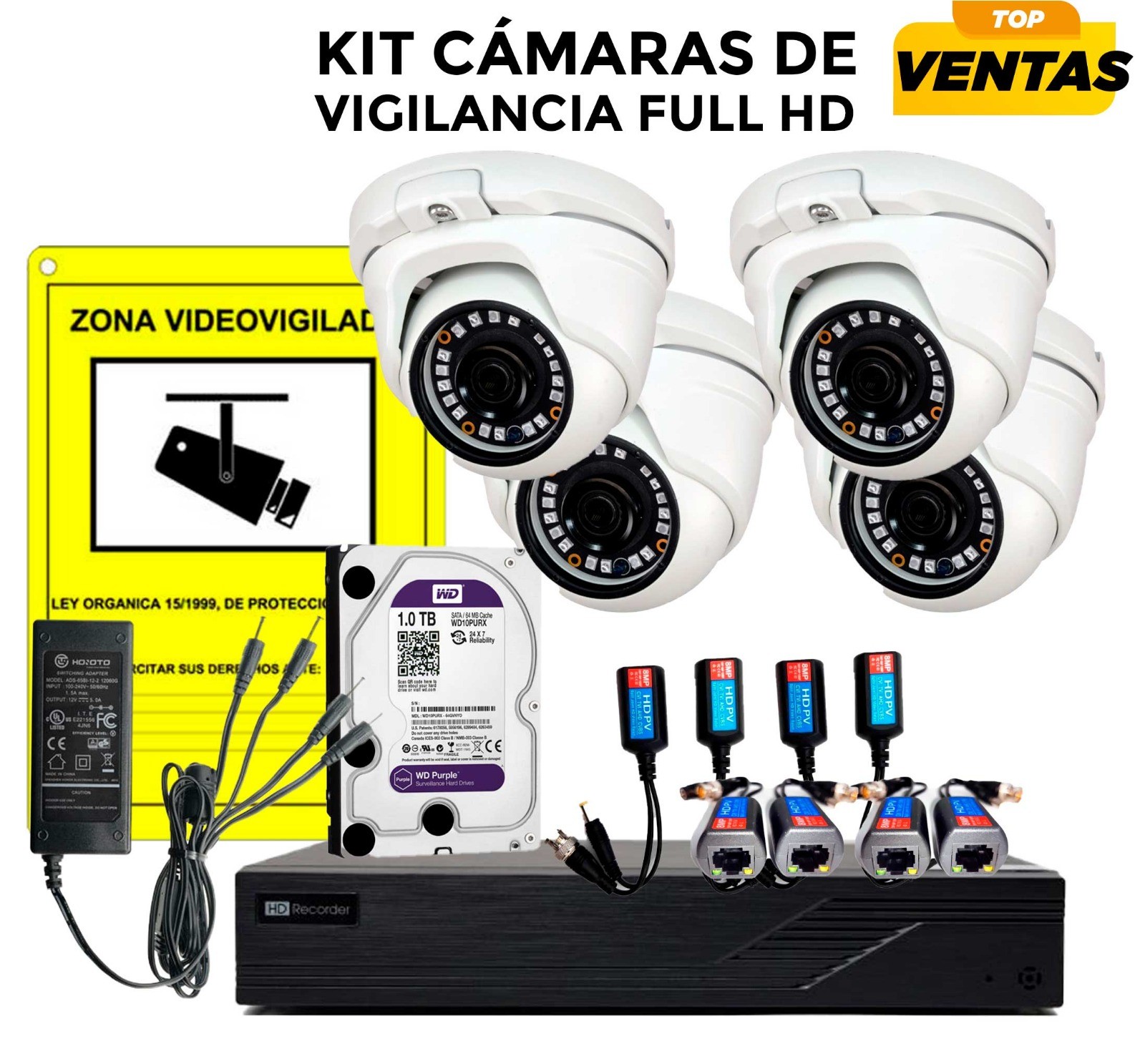 KIT 4 DOMO FULL HD