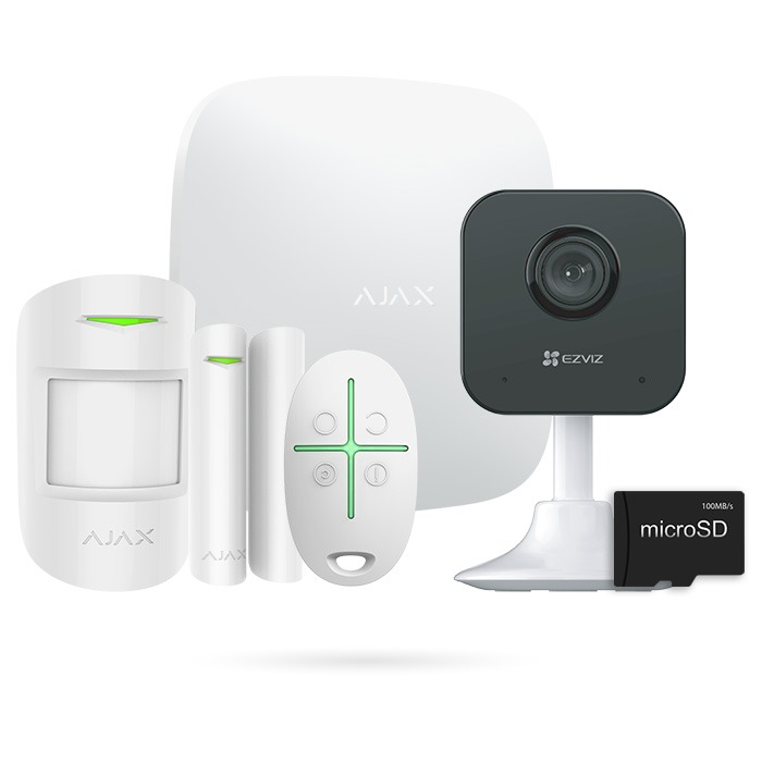 KIT AJAX HUB 2 EZVIZ H1C