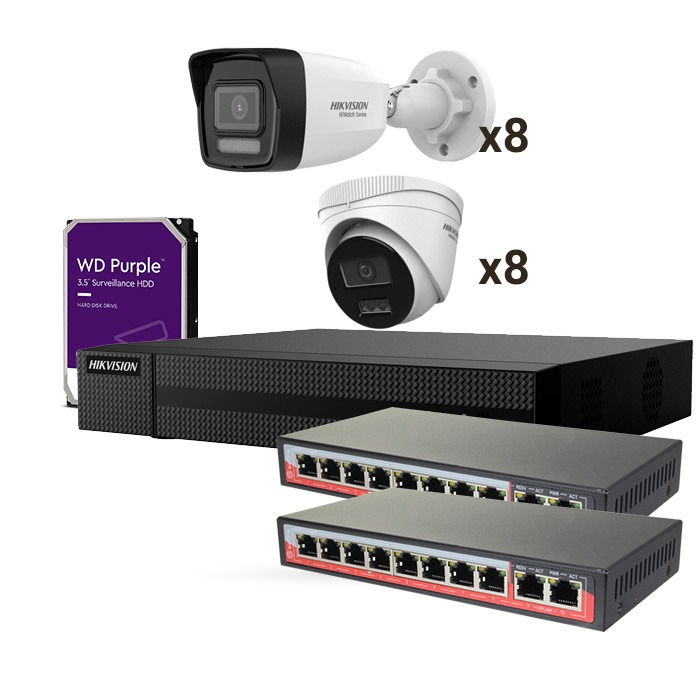 KIT IP HIKVISION CHALET