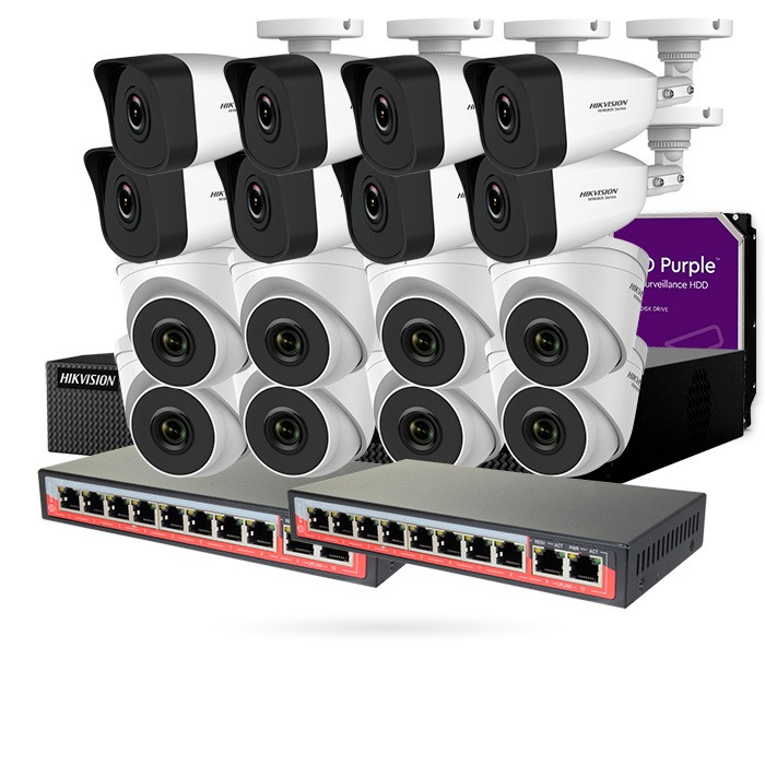 KIT IP HIKVISION CHALET