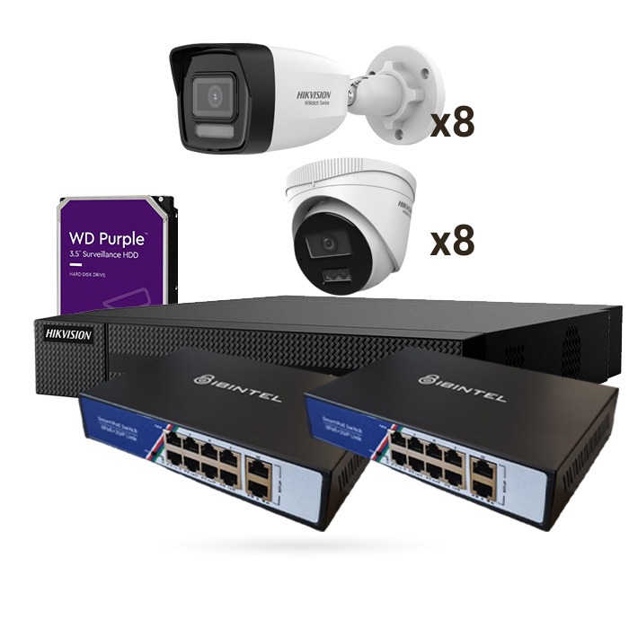 KIT IP HIKVISION CHALET