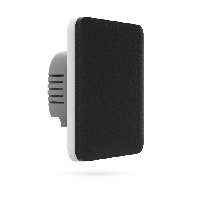 AJAX LIGHTSWITCH 1 GANG NEGRO