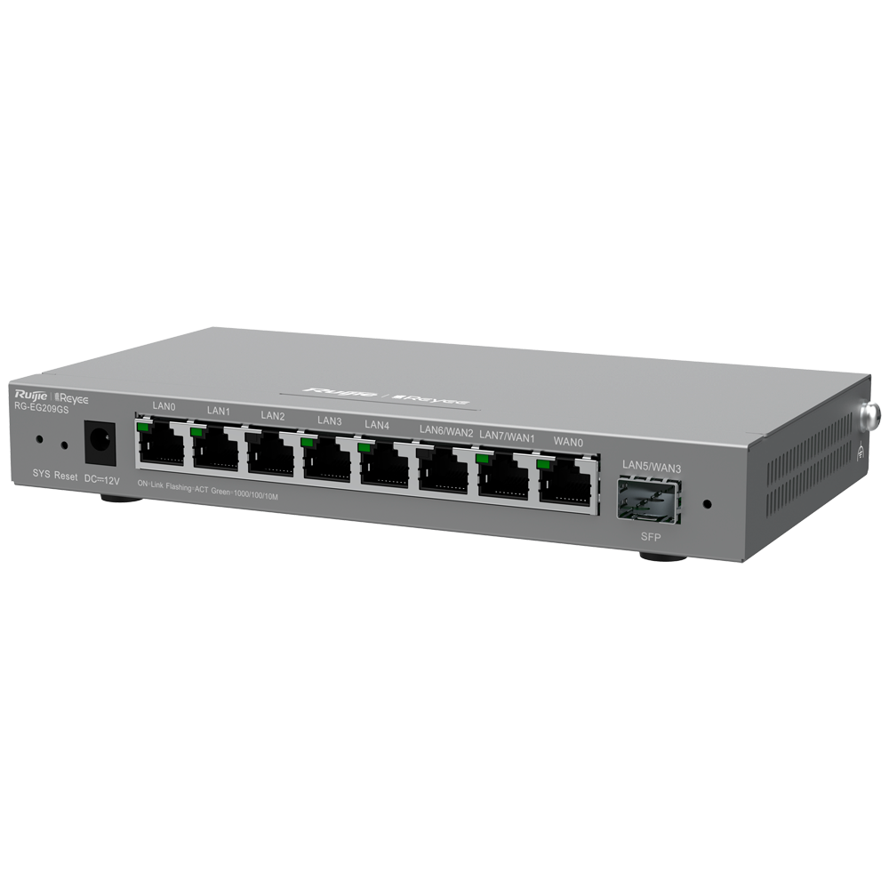 ROUTER REYEE 8 PUERTOS 10/100/1000 MBPS