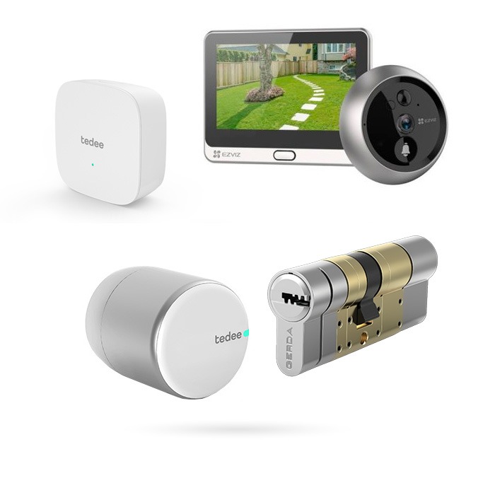 PACK DE SEGURIDAD TEDEE PRO + EZVIZ