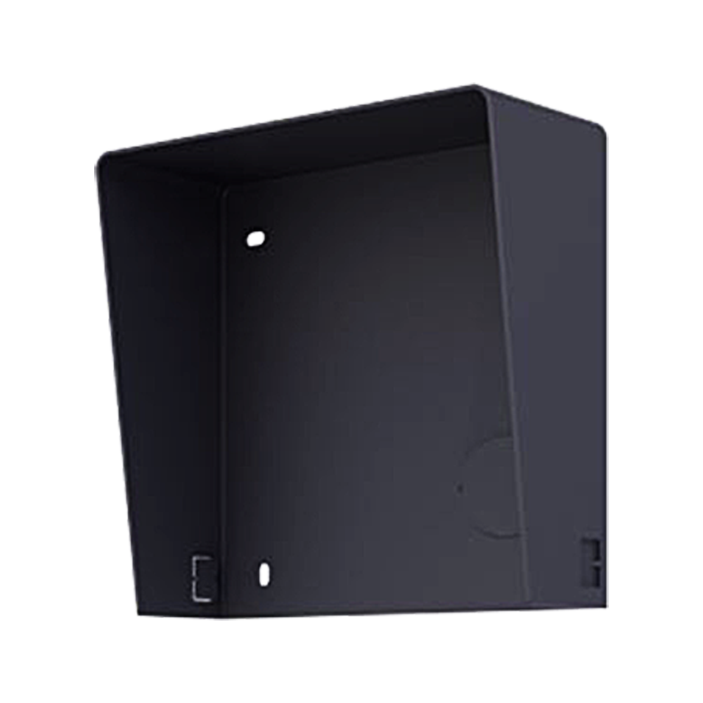 CAJA SUPERFICIE CON VISERA HIKVISION NEGRO