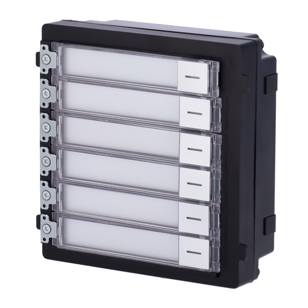 MODULO VIDEOPORTERO HIKVISION 6 BOTONES
