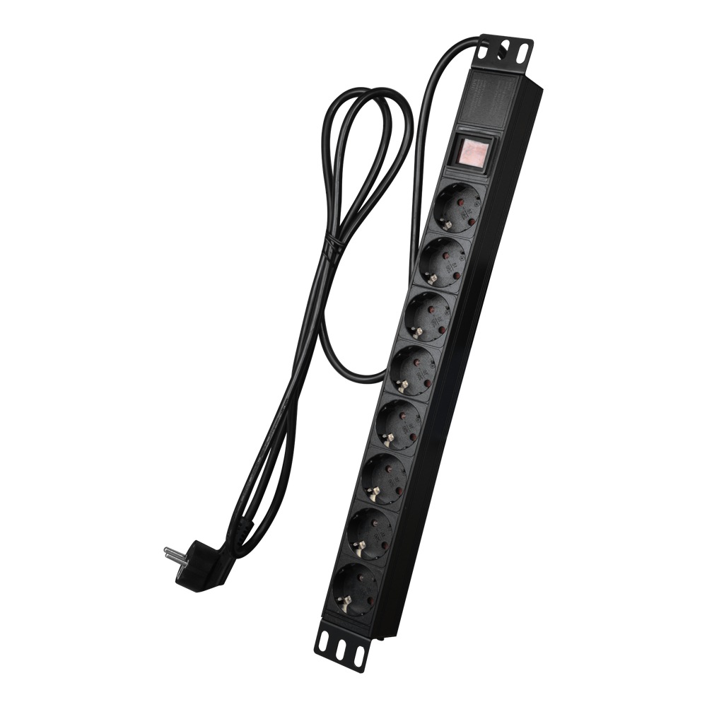 TOMA MULTIPLE PARA RACK CON SWITCH