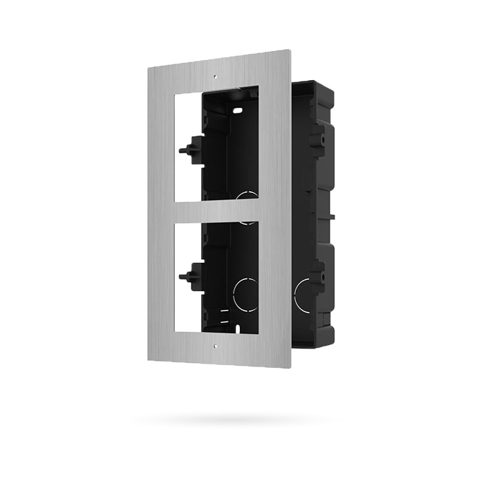 CAJA DOBLE EMPOTRAR HIKVISION INOX