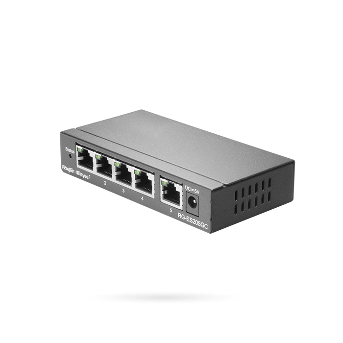 REYEE SWITCH 5 CH 10/100/1000 MBPS