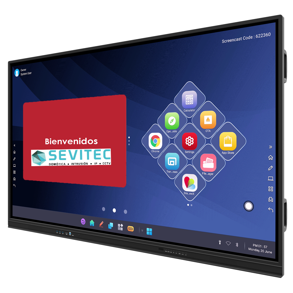 PANTALLA INTERACTIVA IBOARD 75&quot; 4K