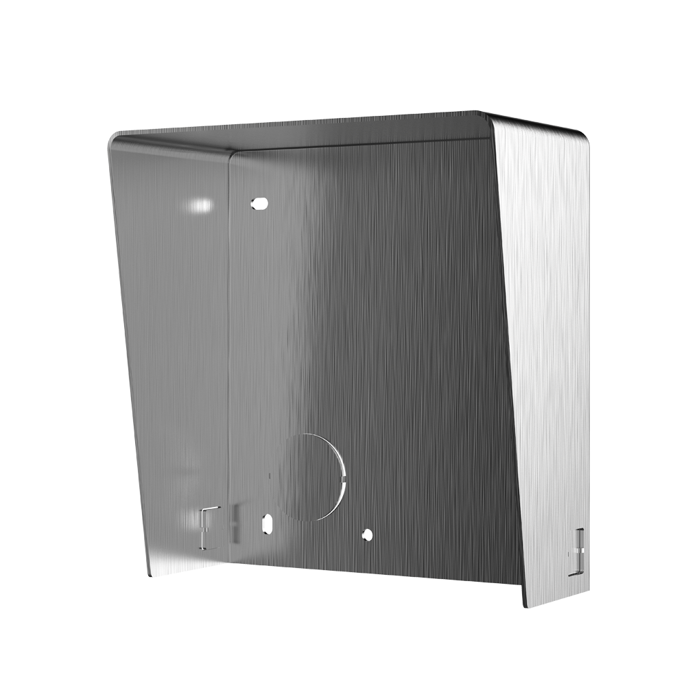 CAJA SUPERFICIE CON VISERA HIKVISION INOX