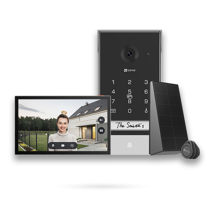 KIT VIDEOPORTERO INALAMBRICO EZVIZ EP7