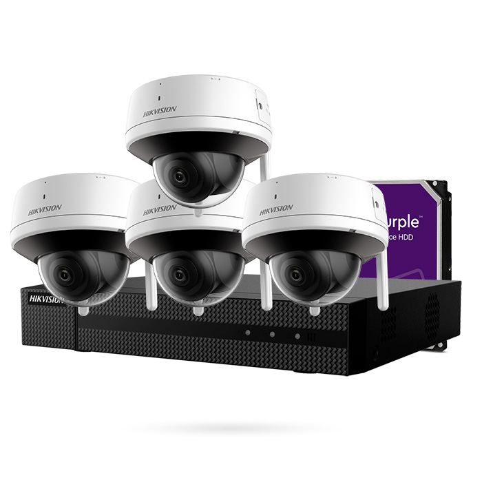 KIT WIFI 4 CAMARAS 4MPX