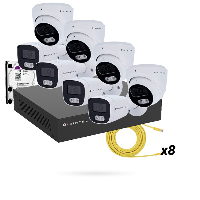 KIT PRO 8 CAMARAS IBINTEL
