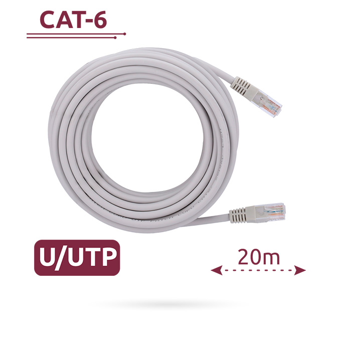 CABLE UTP CAT 6 20 M