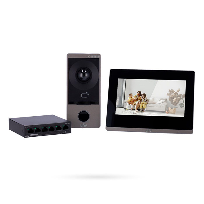 KIT IP POE VIDEOPORTERO UNIVIEW GARDY