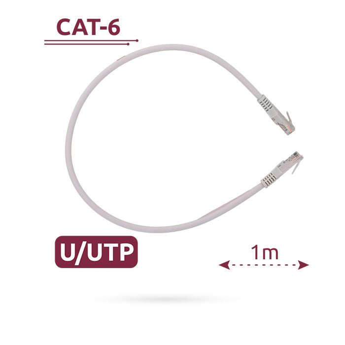 CABLE UTP CAT 6 1M