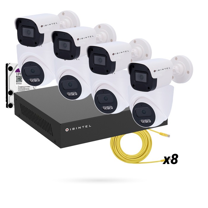 KIT ECO 8 CAMARAS IBINTEL