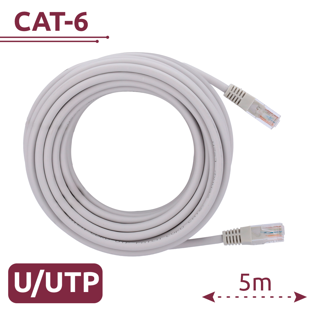 CABLE UTP CAT 6 5M