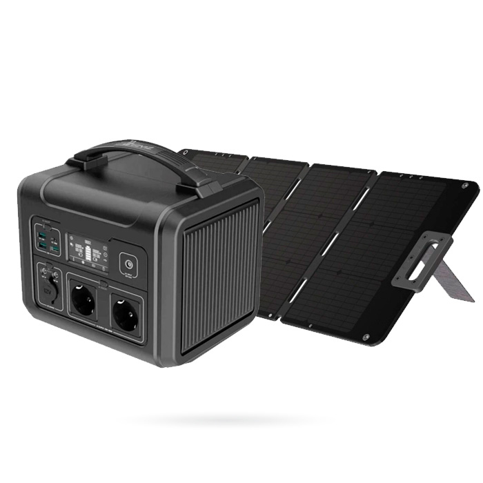 EZVIZ KIT POWER STATION 600WH + PANEL SOLAR 200W