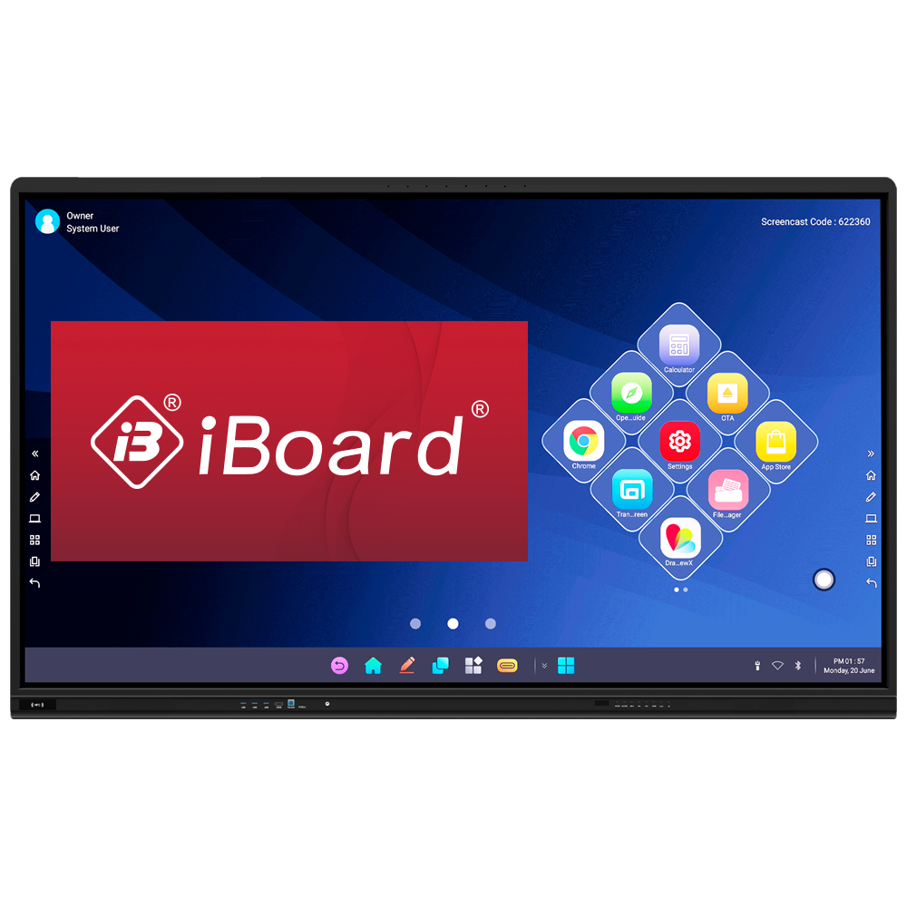 PANTALLA INTERACTIVA IBOARD 86" 4K