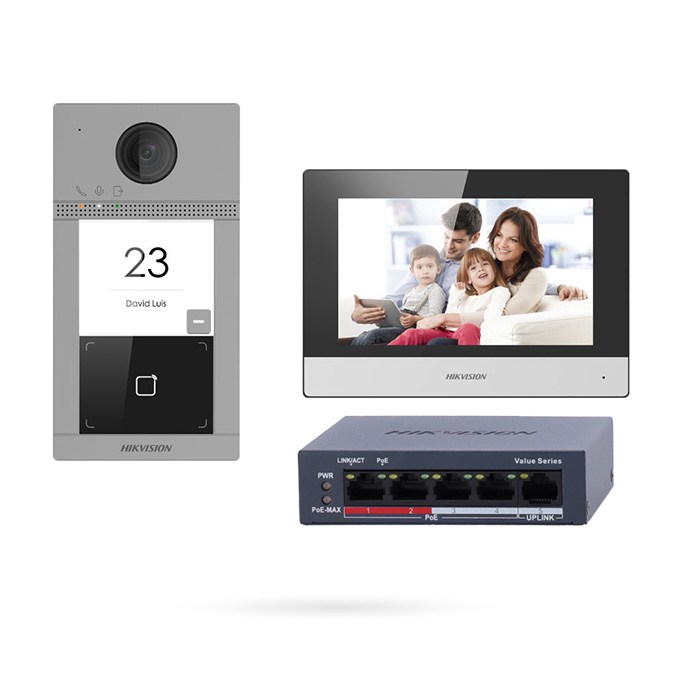 KIT VIDEOPORTERO HIKVISION IP ORION