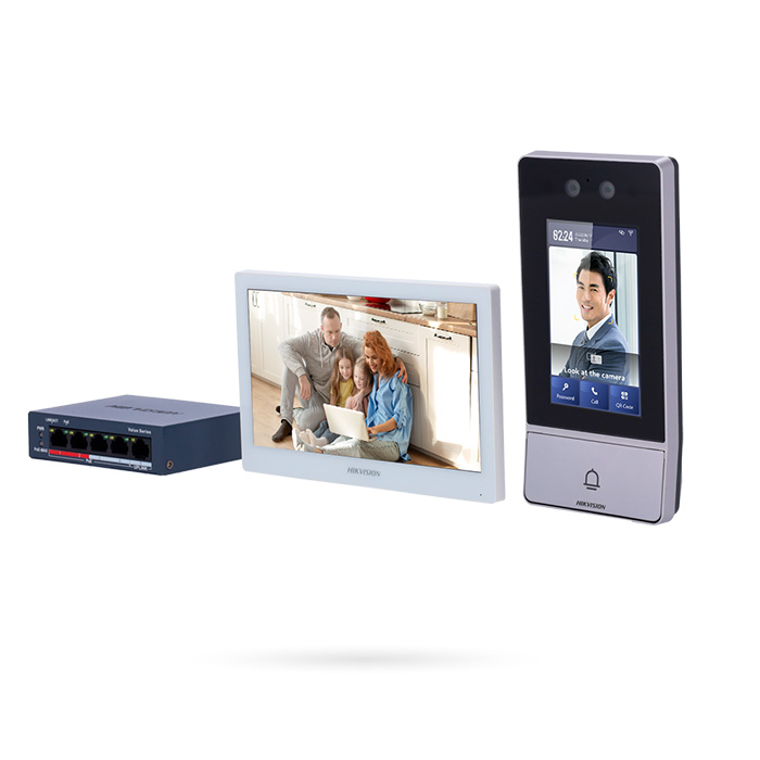 KIT VIDEOPORTERO HIKVISION IP TITAN