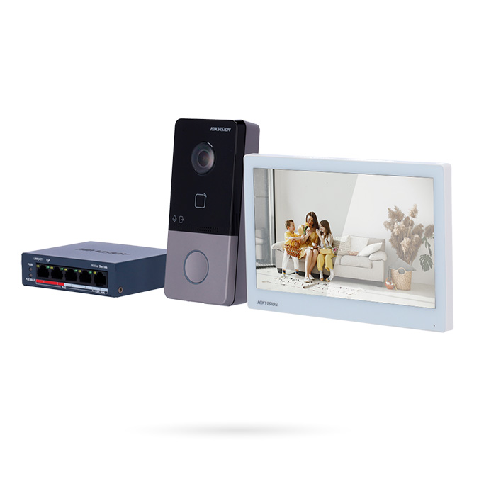 KIT VIDEOPORTERO HIKVISION IP ARES