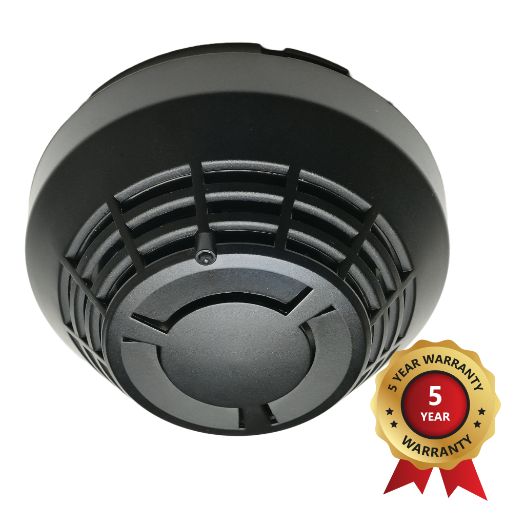 DETECTOR DE CALOR/ÓPTICO DUAL ANALÓGICO NEGRO