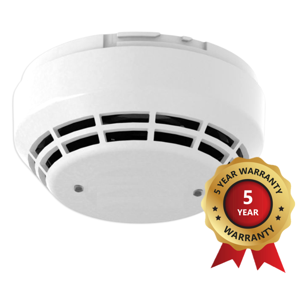 DETECTOR DE HUMO ÓPTICO DUAL CON SIRENA