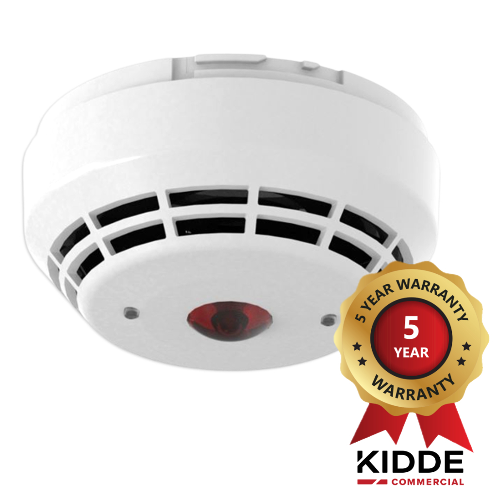DETECTOR DE HUMO ÓPTICO DUAL CON SIRENA Y FLASH