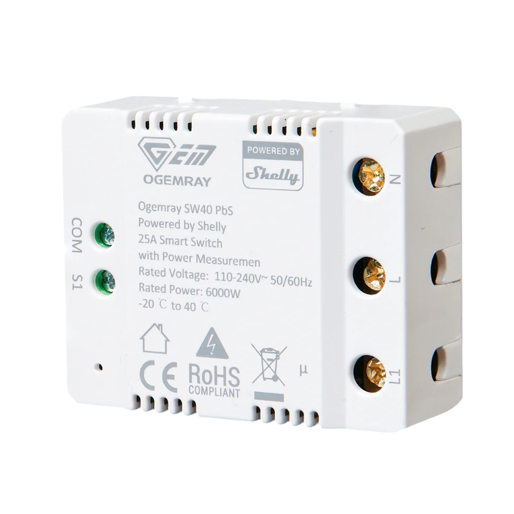 SHELLY OG SMART RELAY 25A