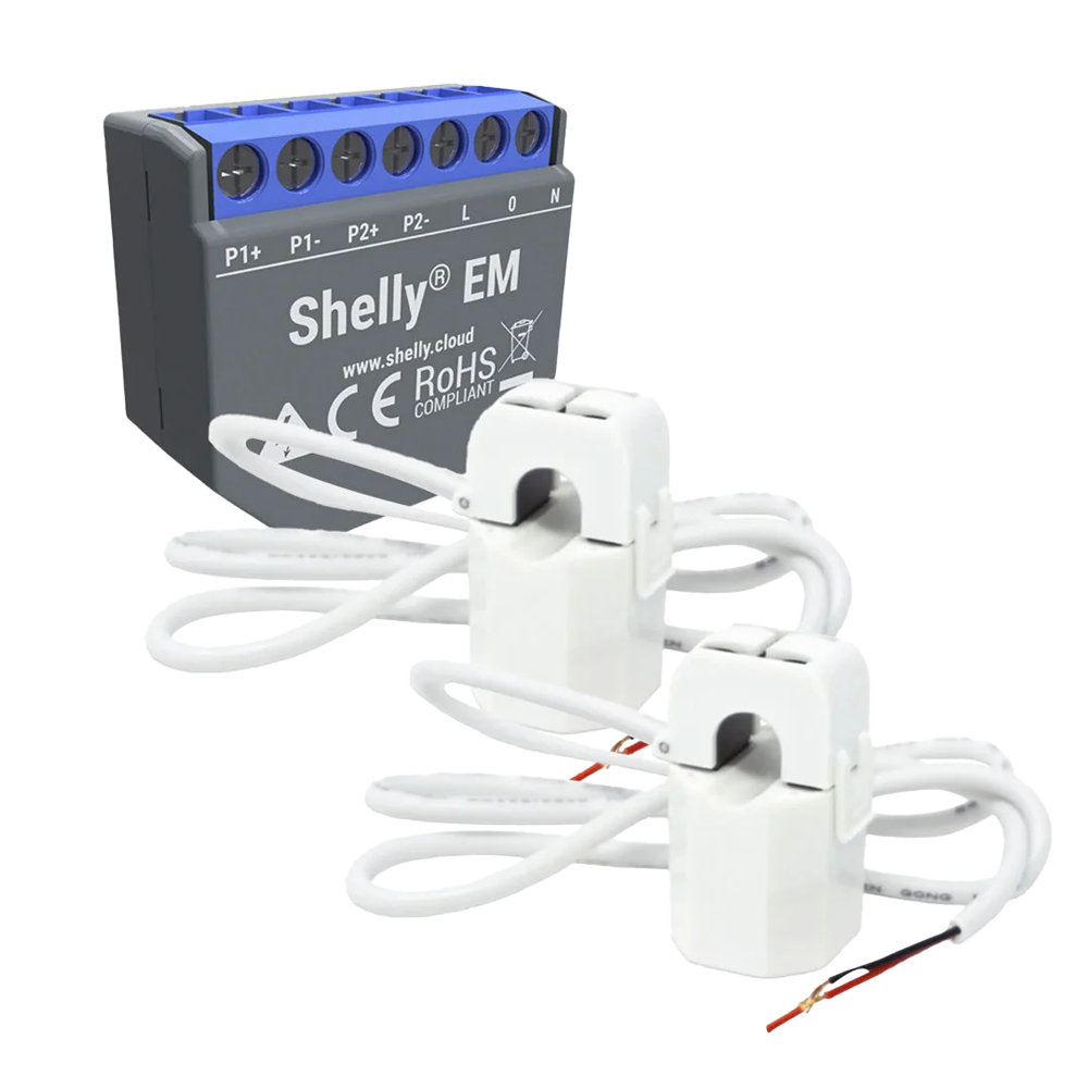 SHELLY EM + 2X 50A