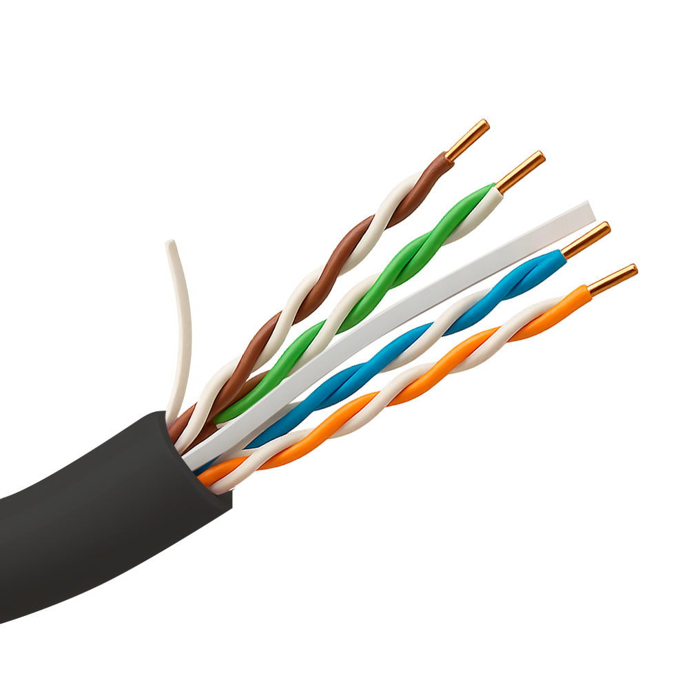 BOBINA UNIVIEW CABLE UTP 6E BC 300M EXTERIOR