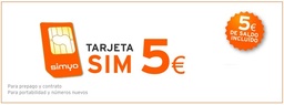 [ACSMOR000002] TARJETA SIMYO 5E
