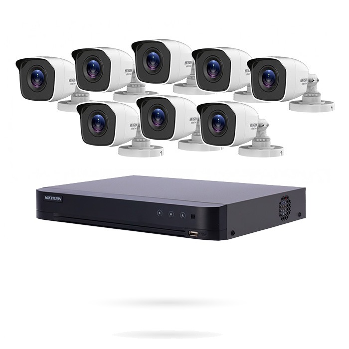 [CTKTHK000007] KIT HIKVISION 8 CAMARAS BULLET 4 MPX COAXIAL
