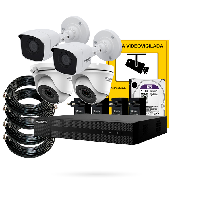[CTKTHK000014] KIT HIKVISION TIENDA