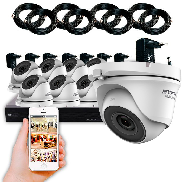 [CTKTHK000019] PACK 8 CAMARAS 5MPX INTERIOR