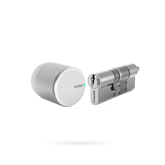 [CNKTTD000003] PACK CERRADURA TEDEE PRO D1 CIL M&C SILVER