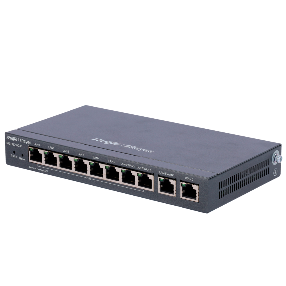 [ACRORY000007] ROUTER REYEE 8 PUERTOS POE