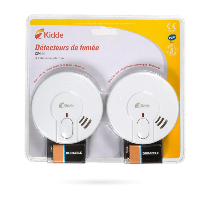 [ICDTKD000002] PACK X 2 KIDDE DETECTOR DE HUMO