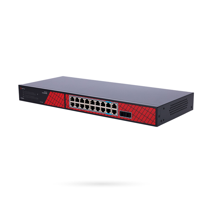 [ACSWSF000023] SWITCH POE 16 PUERTOS 2 HIPOE + 2 SFP